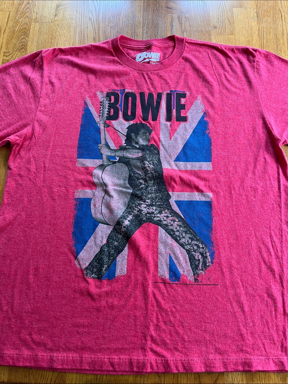 Bowie Graphic Short Sleeve Tee - Red